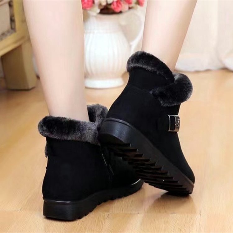 Warme Damen-Schneestiefeletten mit Plüschfutter – Ansicht 12