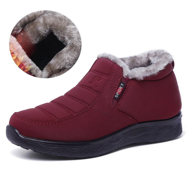 Wasserdichte Damen-Winterstiefeletten mit Plüschfutter – Ansicht 6