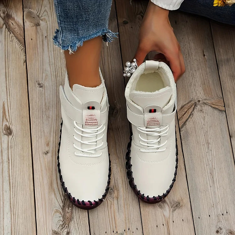 Bequeme Damen-Lederstiefeletten mit weicher Sohle – Ansicht 11