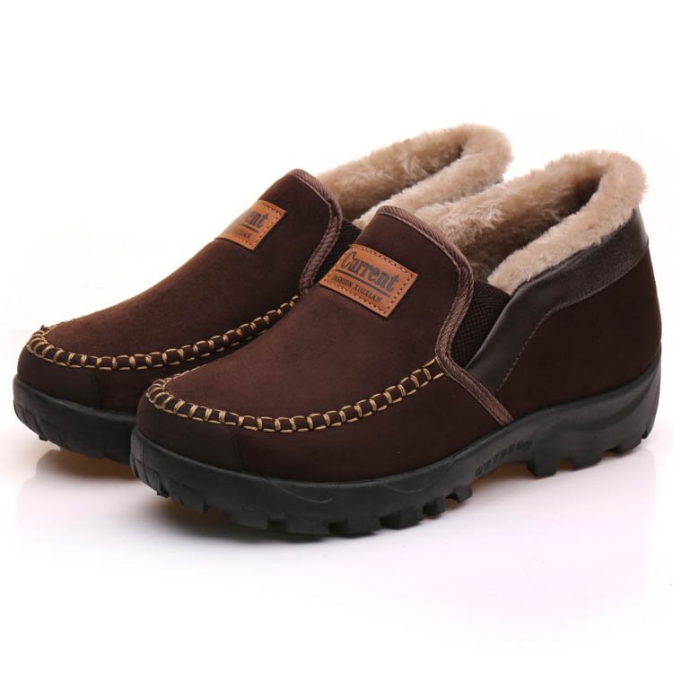 Warme wasserdichte Leder-Schneestiefel – Ansicht 5