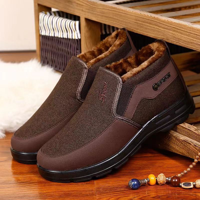 Herren-Winterschuhe mit Wollplüschfutter – Ansicht 1
