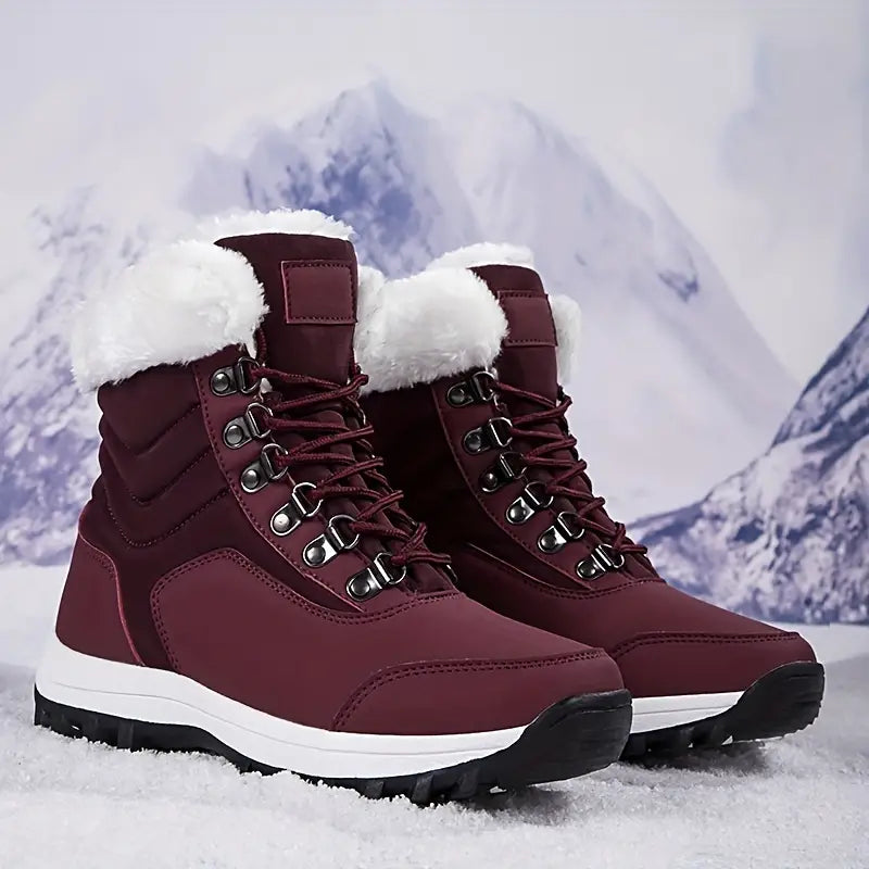 Warme Damen-Wander- und Schneestiefel – Ansicht 8