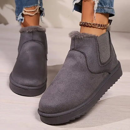 Gefütterte Damen-Winterstiefeletten zum Hineinschlüpfen – Ansicht 9