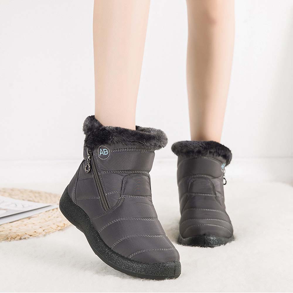 Warme wasserdichte Damen-Schneestiefel – Ansicht 9