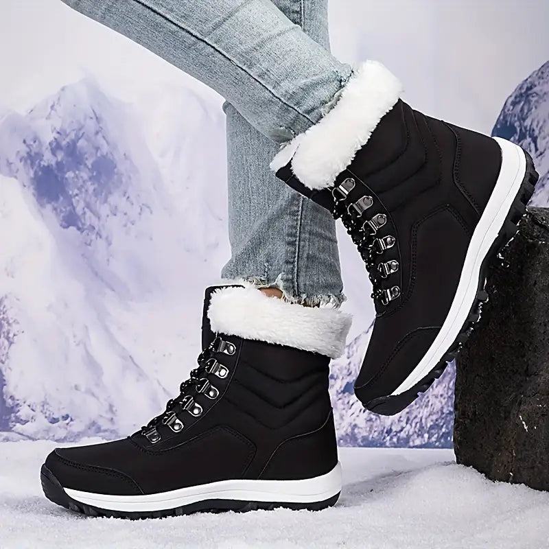 Warme Damen-Wander- und Schneestiefel – Ansicht 10