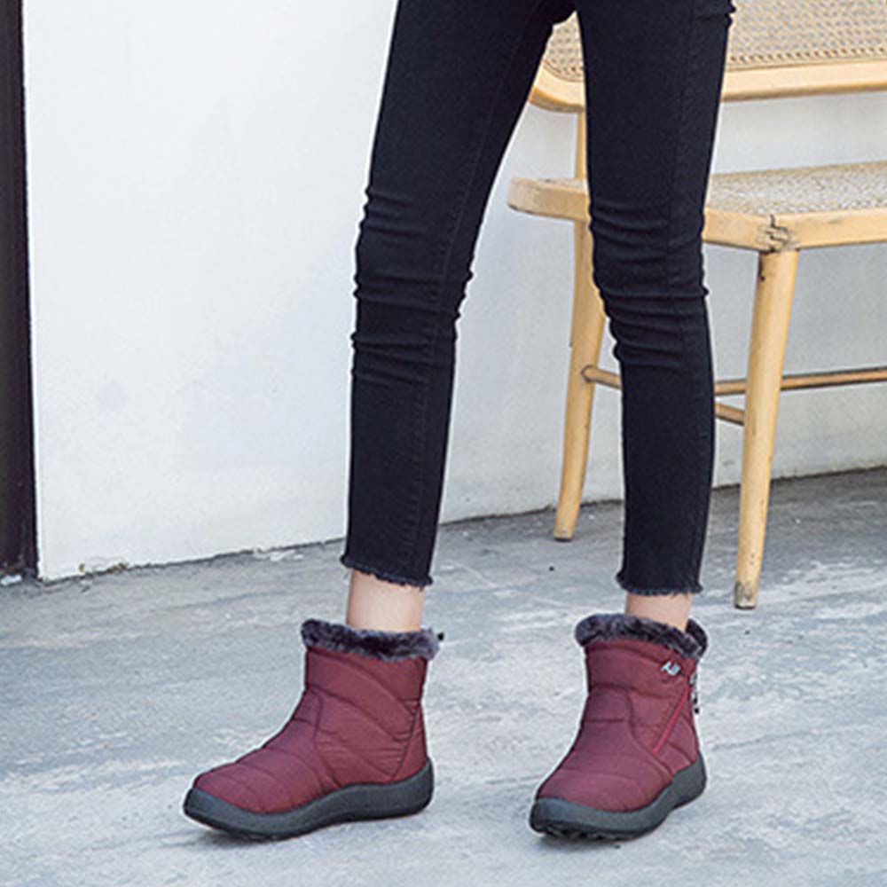 Warme wasserdichte Damen-Schneestiefel – Ansicht 7