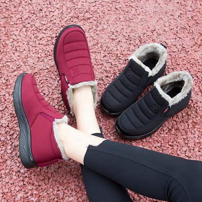 Wasserdichte Damen-Winterstiefeletten mit Plüschfutter – Ansicht 3
