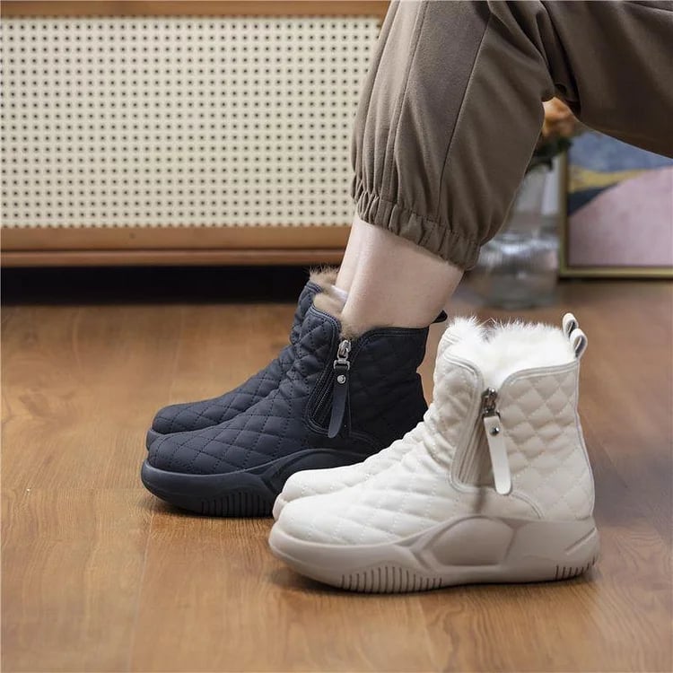Warme Damen-Schneestiefel mit dicker Sohle – Ansicht 5