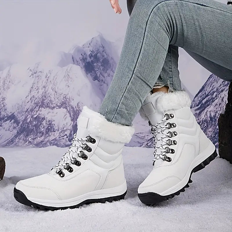 Warme Damen-Wander- und Schneestiefel – Ansicht 1