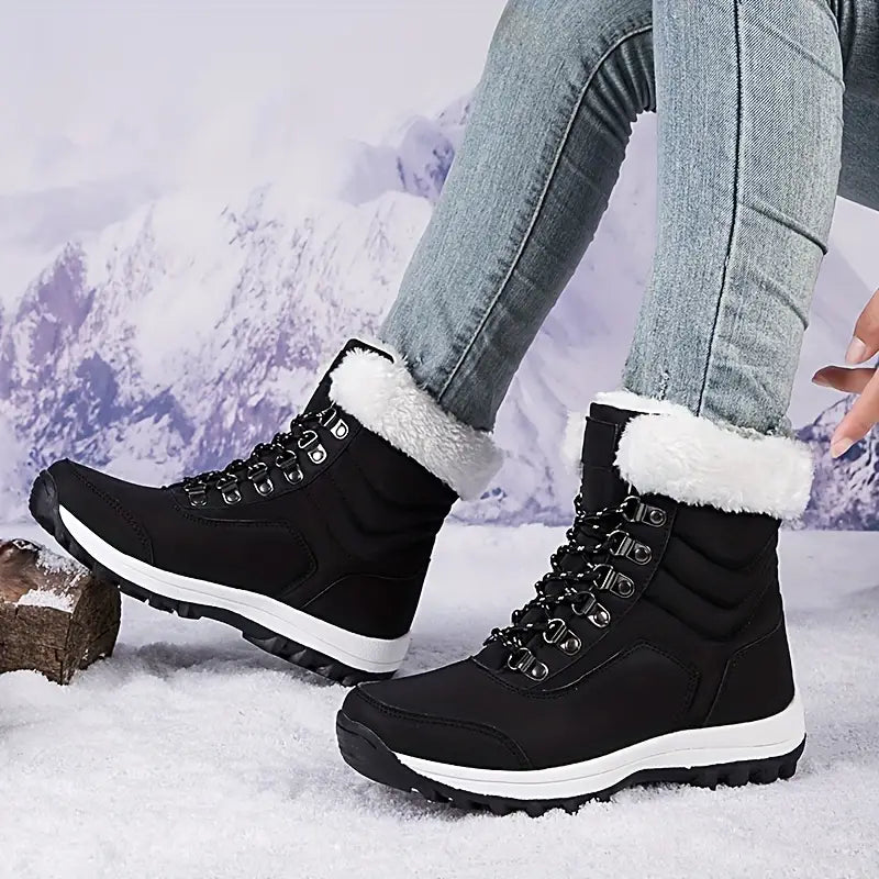 Warme Damen-Wander- und Schneestiefel – Ansicht 9