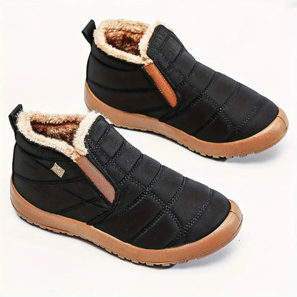Weiche wasserdichte Damen-Schneestiefel mit Samtfutter – Ansicht 14