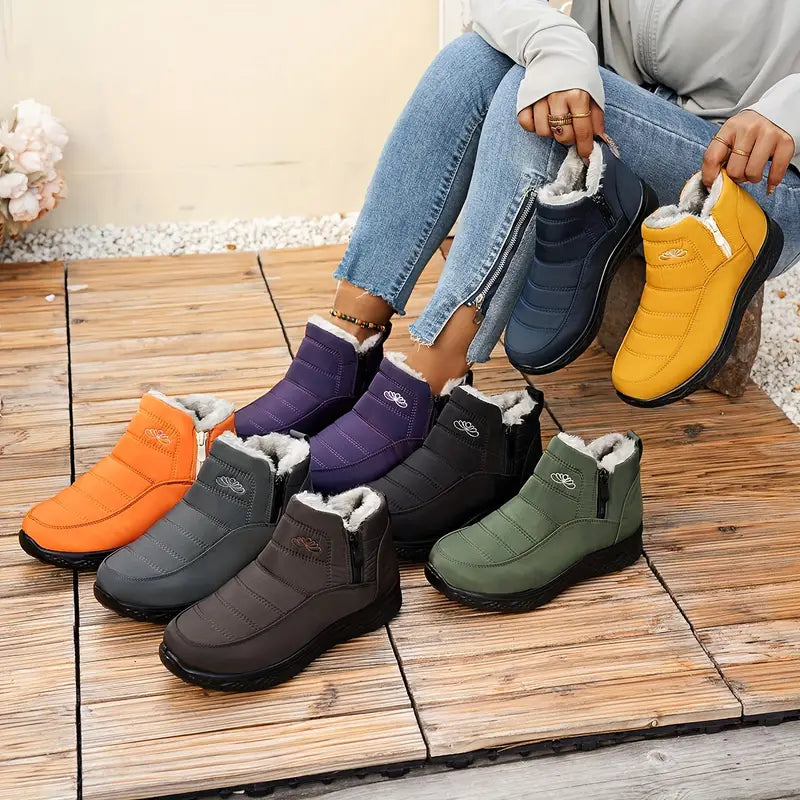 Warme bequeme Damen-Schneestiefel – Ansicht 1