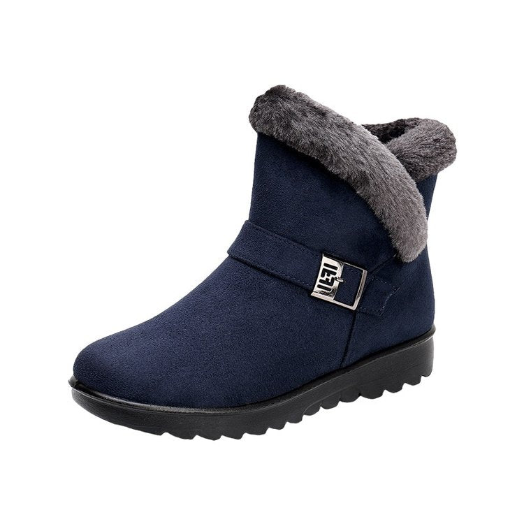 Warme Damen-Schneestiefeletten mit Plüschfutter – Ansicht 20