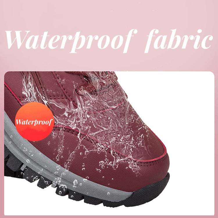 Warme Damen-Wintersneaker mit Plüschfutter – Ansicht 4