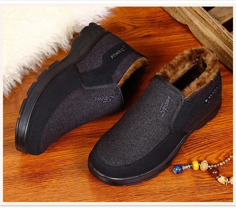 Herren-Winterschuhe mit Wollplüschfutter – Ansicht 7