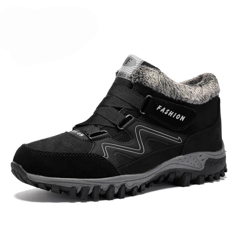 Warme Unisex-Winterstiefeletten mit Fleecefutter – Ansicht 2