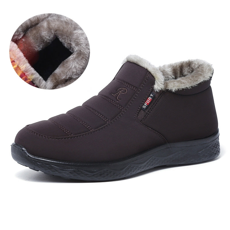 Wasserdichte Damen-Winterstiefeletten mit Plüschfutter – Ansicht 7