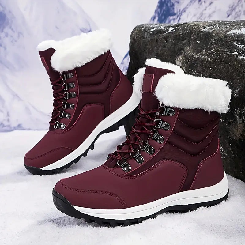 Warme Damen-Wander- und Schneestiefel – Ansicht 7