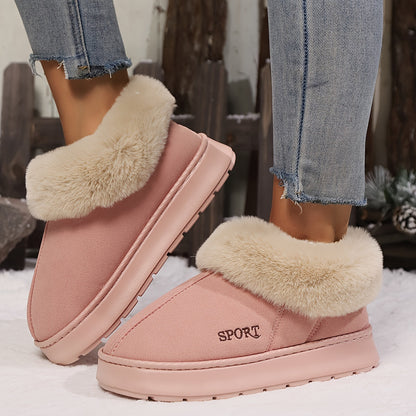 Flauschige Damen-Winterpantoffeln – Ansicht 5