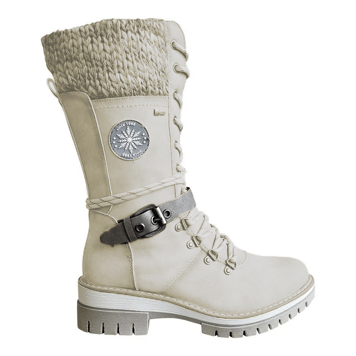 Wasserdichte kniehohe Damen-Schneestiefel – Ansicht 7
