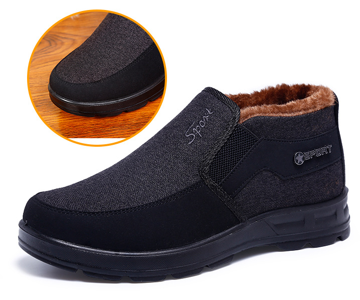 Herren-Winterschuhe mit Wollplüschfutter – Ansicht 4
