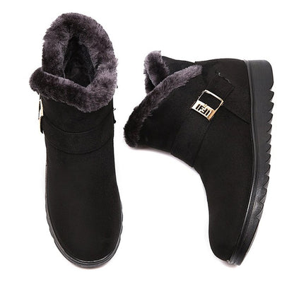 Warme Damen-Schneestiefeletten mit Plüschfutter – Ansicht 16