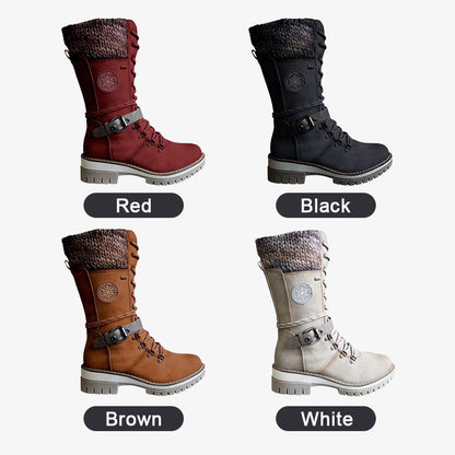 Wasserdichte kniehohe Damen-Schneestiefel – Ansicht 12