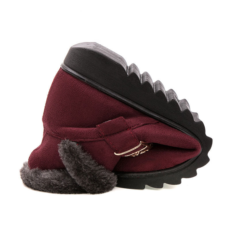 Warme Damen-Schneestiefel mit Fleecefutter – Ansicht 4