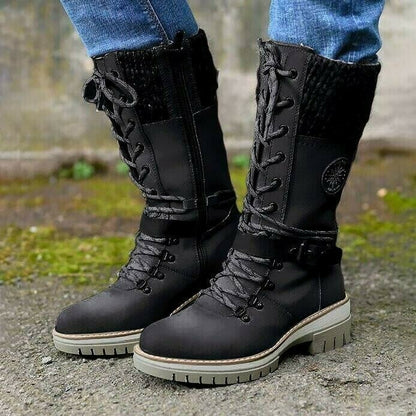 Wasserdichte kniehohe Damen-Schneestiefel – Ansicht 3