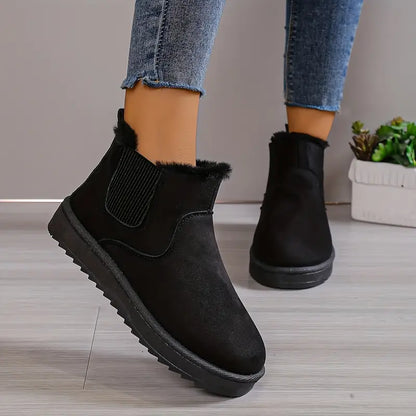 Gefütterte Damen-Winterstiefeletten zum Hineinschlüpfen – Ansicht 11