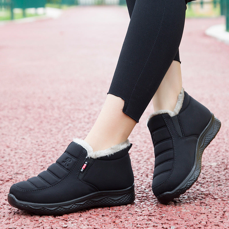 Wasserdichte Damen-Winterstiefeletten mit Plüschfutter – Ansicht 5