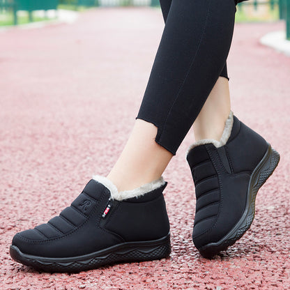 Wasserdichte Damen-Winterstiefeletten mit Plüschfutter – Ansicht 5