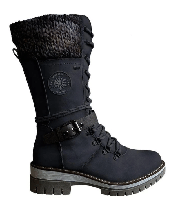 Wasserdichte kniehohe Damen-Schneestiefel – Ansicht 8