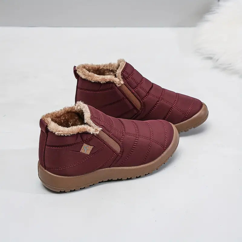 Weiche wasserdichte Damen-Schneestiefel mit Samtfutter – Ansicht 12