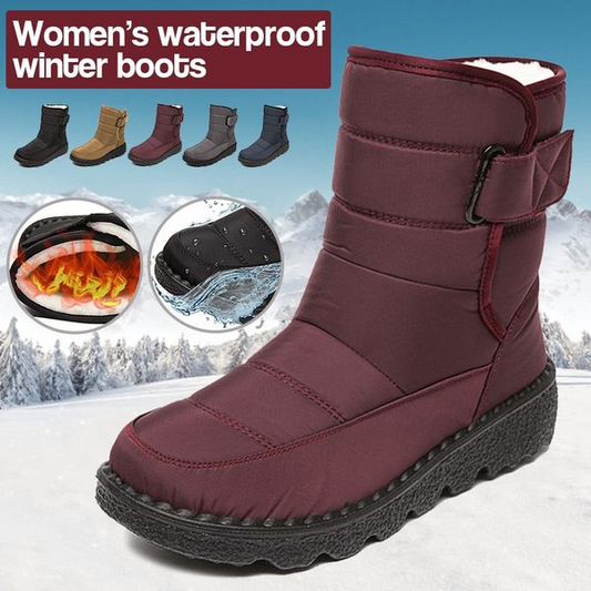 Warme wasserdichte Damen-Schneestiefeletten – Ansicht 1