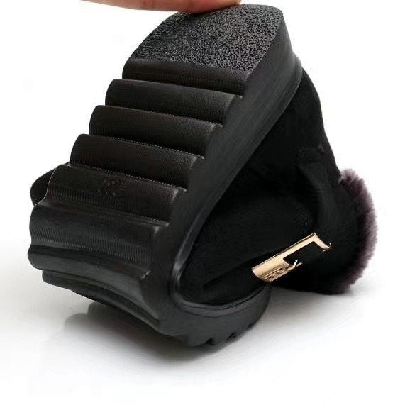 Warme Damen-Schneestiefeletten mit Plüschfutter – Ansicht 9
