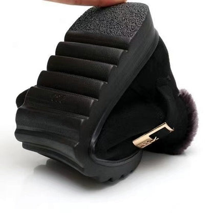 Warme Damen-Schneestiefeletten mit Plüschfutter – Ansicht 9