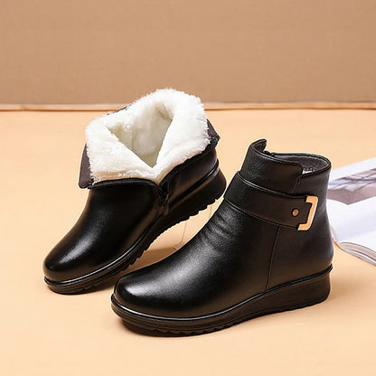 Warme schwarze Damen-Stiefeletten – Ansicht 9