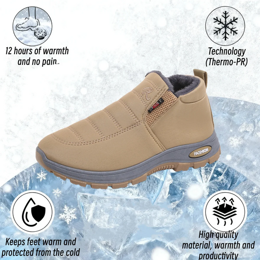 Wasserabweisende Unisex-Schneestiefel mit Fleecefutter – Ansicht 1